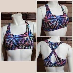 BORN PRIMITIVE Sports Bra Size L Color Multi